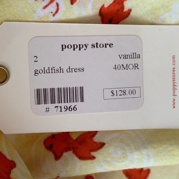 Yellow dress for girls - Picture 3 of 4